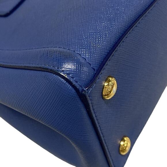 PRADA Triangle Logo Tote Bag BN2608 Saffiano Lux (Leather) - Picture 8 of 16